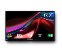 Verbatim 32239 écran plat de PC 43,9 cm (17.3") 3840 x 2160 pixels 4K Ultra HD LCD Écran tactile Noir