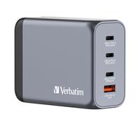 Verbatim 200W UK/US/EU 4-Port GaN3 Wall Charger With Power Delivery