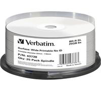 Blu-ray BD-R vierge Verbatim 43738 tour 25 pc(s) 25 GB imprimable