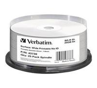 Verbatim Disques Blu-ray BD-R 43738 vierges 25 GB imprimables 25 pièces