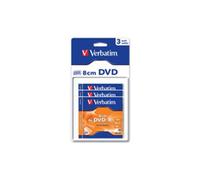 Verbatim - 3 x DVD-R (8cm) - 1.4 Go 4x - argent mat