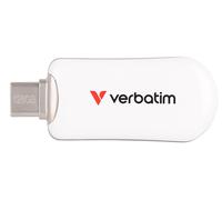 Cl%C3%A9+USB-C+3.2+Verbatim+Plectra+-+128Go+%28Blanc%29