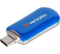 Verbatim Plectra Clé USB USB-C 128 Go 3.2 Gen 1 USB-C Flash Drive Compact jusqu'à 100 Mo/s, Stockage pour iPad, iPhone, Smartphone, Ordinateur Portable, PC, Compatible avec Mac/Windows