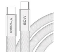 Verbatim 30274 câble USB USB 2.0 1,2 m USB C 0,48 Gbit/s 60 W Blanc