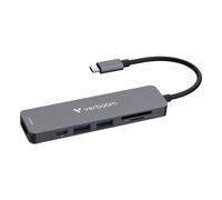 Hub USB-C 3.2 Verbatim Essentials - 6 ports (Gris)