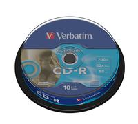 Verbatim 43437 CD-R 700MB DataLife 80 Min 52x Spindle 10 Pack
