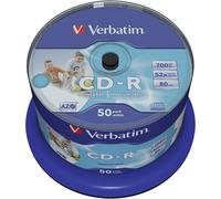 VERBATIM 43438 CD-R AZO 700MB 52X SP50