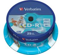 VERBATIM 43439 CD-R AZO 700MB 52X SP25