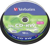 VERBATIM 43480 CD-RW SERL 700MB 12X SP10