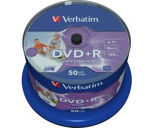 VERBATIM 43512 DVD+R AZO 4.7GB 16X SP50