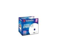 VERBATIM - 43521 - Boîtier De CD/DVD Imprimable 16X 10 Paquet