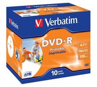 Verbatim (43521) : DVD-R 16x 10-pack : Printable Optical Media