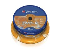 Verbatim 43522 4,7 Go 16x DVD-R Argent Mat - 25pk Spindle