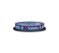 VERBATIM - 43523 - DVD-R 10 Paquet Spindle 16X Cake 10