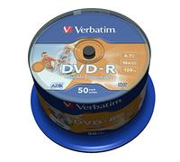 Verbatim 43533 4.7Go 16x DVD-R Large imprimable - 50 Pack Spindle