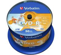 VERBATIM 43533 DVD-R AZO 4.7GB 16X SP50