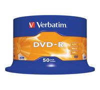Verbatim 43548 DVD-R Argent Mat 16x 4,7 Go - Pack De 50