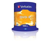 Verbatim 43549 4.7Go 16x DVD-R Matt Silver - 100 Pack Spindle