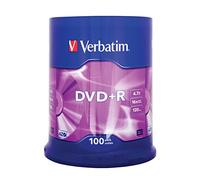Verbatim 43551 4.7Go 16x DVD+R Matt Silver - 100 Pack Spindle