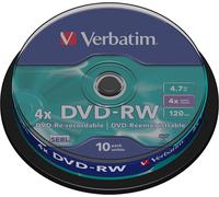 VERBATIM 43552 DVD-RW SERL 4.7GB 4X SP10