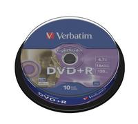 Verbatim - 43576 - DVD+R Advanced Azo+ - 16X - LightScribe Surface Version 1,2-4,7 Go - Spindle de 10