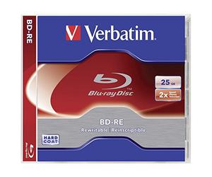 Verbatim 43614 BD-RE 25 Go Réinscriptible Blu-Ray Disc Jewel Case