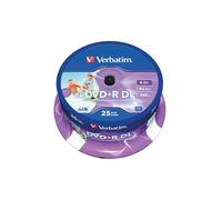 Verbatim 43667 DVD vierge 8,5 Go DVD+R DL 25 pièce(s)
