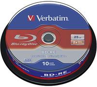 Verbatim 43694 BD-RE couche unique 2X surface anti rayures 25 Go Spindle de 10