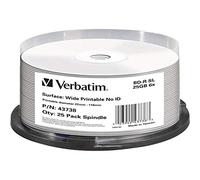 Pack de 25 BD-R Verbatim 6x 25 Go imprimables - Spindle
