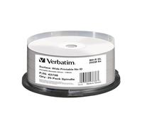 Verbatim 43738 - Disque Blu-Ray BD-R 25 Go 6x inscriptible DataLifePlus, diamètre 120mm, surface imprimable, conditionnement fuseau de 25 unités