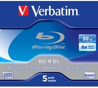 Verbatim 43748 BD-R DL 50 Go 6x 5 Pack Boîtier En Vitrine
