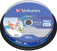 Blu-ray BD-R vierge Verbatim 43804 tour 10 pc(s) 25 GB imprimable