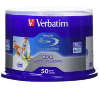 Verbatim - 43812 - 25Go BD-R Disque Vierge Blu-Ray - disques Vierges Blu-Ray (BD-R, 25 Go, 405 nm, Fuseau, 50 piece(s))