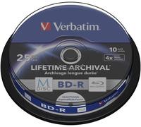 VERBATIM 43825 BLU-RAY BD-R 25GB 4X SP10