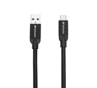 Verbatim Sync and Charge - Câble USB - 24 pin USB-C (M) pour USB (M) - USB 3.1 Gen 2 - 1 m - noir