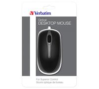 Verbatim 49019 souris Bureau Ambidextre USB Type-A Optique 1000 DPI