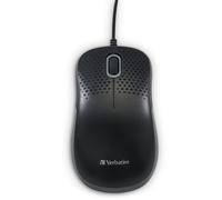 Verbatim Souris Silent 49024 USB optique 1000 dpi 3 boutons filaire droitier noir