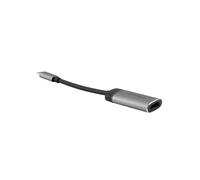 Verbatim 49143 câble vidéo et adaptateur 0,1 m USB Type-C HDMI Noir, Argent