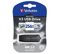 Verbatim 49168 256 Go Store N Go V3 USB 3.0 Drive - Gris