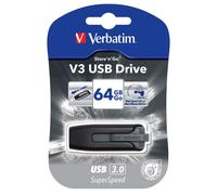 Verbatim 49174 V3 64 Go Store N Go USB 3.0 Drive - Gris