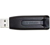 Verbatim 49189 128GB V3 Store n Go USB 3.0 Flash Drive Grey Grey 128GB