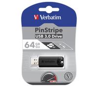 Verbatim 49318 64 Go Store'n'Go Pinstripe USB 3.0 Clé USB