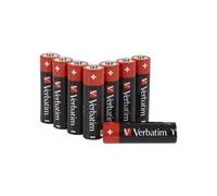 Verbatim Piles AA (LR06) alcalines 1,5 V — 8 pièces