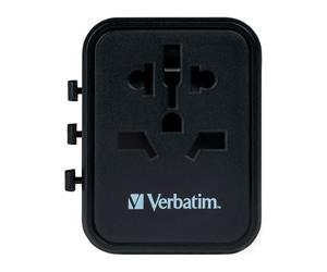 Verbatim 49543 adaptateur prise d'alimentation Universel Noir
