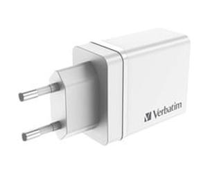Verbatim 49700 Universel Blanc Secteur Charge rapide Intérieure, Chargeur