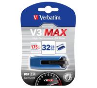 Verbatim 49806 32 Go V3 Max USB 3.0 Drive - Bleu
