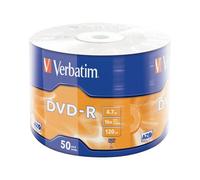 Verbatim - 50 x DVD-R - 4.7 Go (120 minutes) 16x - argent mat - spindle G