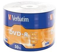 Verbatim - 50 x DVD-R - 4.7 Go (120 minutes) 16x - argent mat - spindle G
