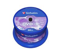 Verbatim - 50 x DVD+R - 4.7 Go 16x - argent mat - spindle