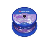 Verbatim - 50 x DVD+R - 4.7 Go 16x - argent mat - spindle